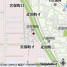 石川県金沢市宮保町イ4周辺の地図