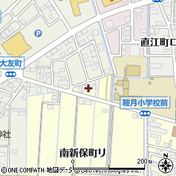 石川県金沢市南新保町リ75-1周辺の地図