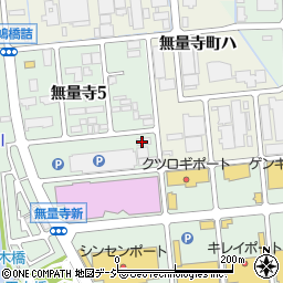 石川県金沢市無量寺5丁目18周辺の地図