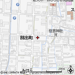 石川県金沢市割出町352-3周辺の地図
