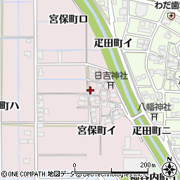 石川県金沢市宮保町イ27周辺の地図
