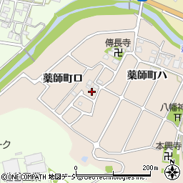 石川県金沢市薬師町ロ周辺の地図