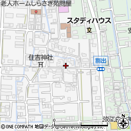 石川県金沢市割出町113周辺の地図