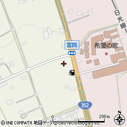 栃木県鹿沼市富岡151周辺の地図