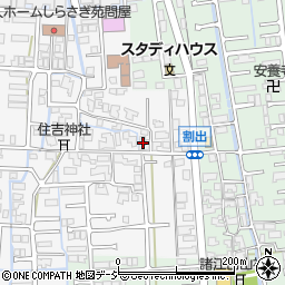 石川県金沢市割出町116周辺の地図