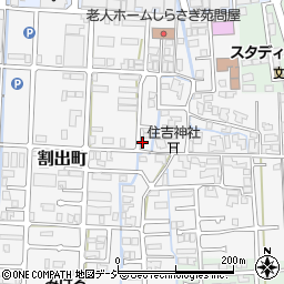 石川県金沢市割出町237周辺の地図