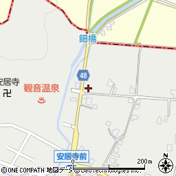 富山県南砺市安居10周辺の地図