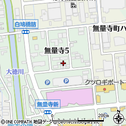 石川県金沢市無量寺5丁目44周辺の地図