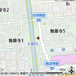 石川県金沢市無量寺5丁目77周辺の地図