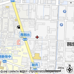 石川県金沢市割出町647周辺の地図