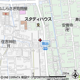 石川県金沢市割出町13周辺の地図