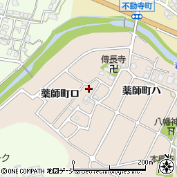 石川県金沢市薬師町ハ1-18周辺の地図