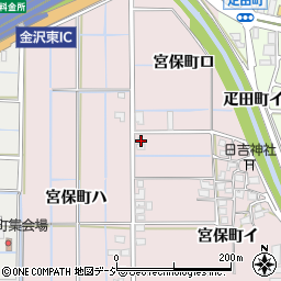 石川県金沢市宮保町イ51周辺の地図