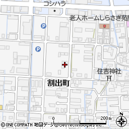 石川県金沢市割出町419-1周辺の地図