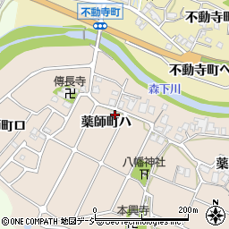 石川県金沢市薬師町ハ305周辺の地図