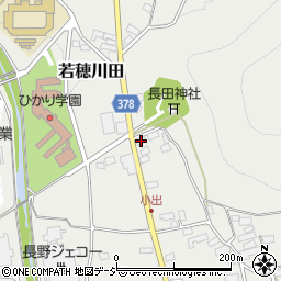 長野県長野市若穂川田572周辺の地図