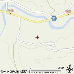 長野県大町市美麻千見29752-2周辺の地図