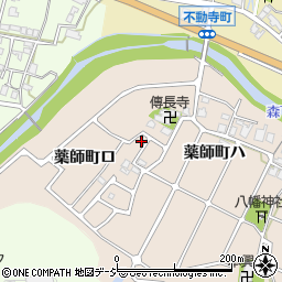 石川県金沢市薬師町ハ1-20周辺の地図