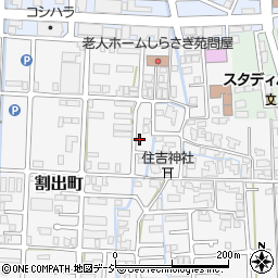 石川県金沢市割出町230周辺の地図