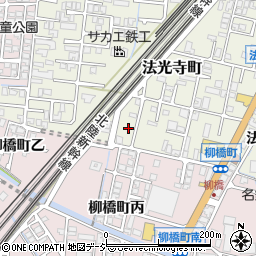 石川県金沢市法光寺町198-2周辺の地図