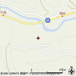 長野県大町市美麻千見29757周辺の地図