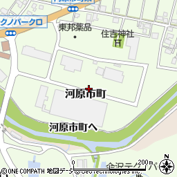 石川県金沢市河原市町周辺の地図