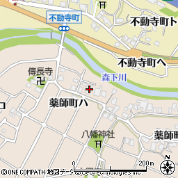 石川県金沢市薬師町ハ周辺の地図