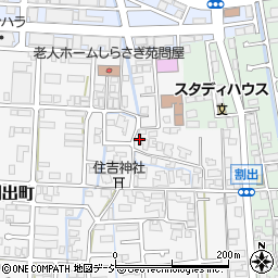 石川県金沢市割出町124-1周辺の地図