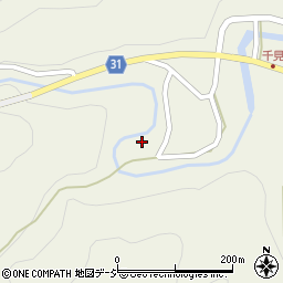 長野県大町市美麻千見26035周辺の地図
