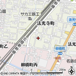 石川県金沢市法光寺町189周辺の地図