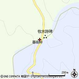 暮坂峠周辺の地図