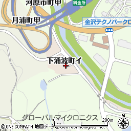 石川県金沢市下涌波町イ周辺の地図
