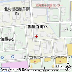 石川県金沢市無量寺町ハ6周辺の地図