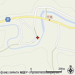 長野県大町市美麻千見26018周辺の地図