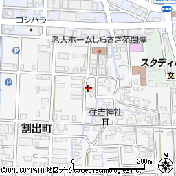 石川県金沢市割出町226周辺の地図