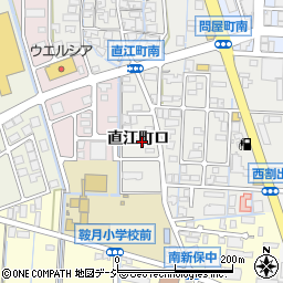石川県金沢市直江町ロ周辺の地図