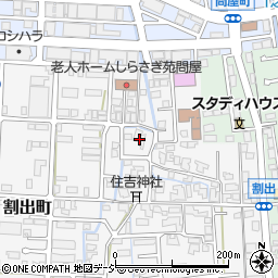 石川県金沢市割出町108周辺の地図