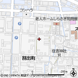 石川県金沢市割出町358-1周辺の地図