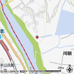 東京電力伏田発電所周辺の地図