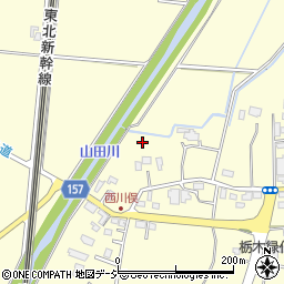 栃木県宇都宮市川俣町周辺の地図