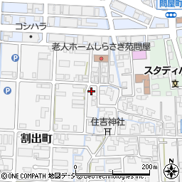 石川県金沢市割出町225周辺の地図
