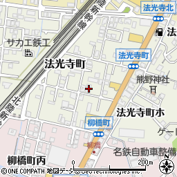 石川県金沢市法光寺町167周辺の地図