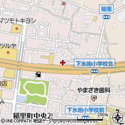 三矢塗料長野支店周辺の地図