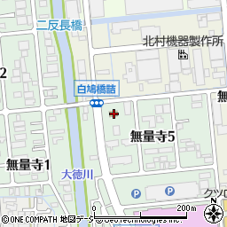 石川県金沢市無量寺5丁目69周辺の地図