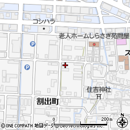 石川県金沢市割出町359-4周辺の地図
