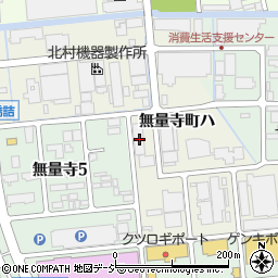 石川県金沢市無量寺町ハ72周辺の地図