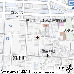 石川県金沢市割出町224周辺の地図