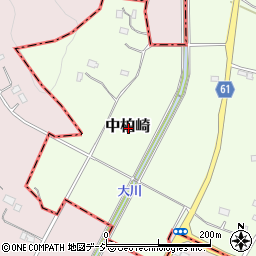 栃木県塩谷郡高根沢町中柏崎周辺の地図