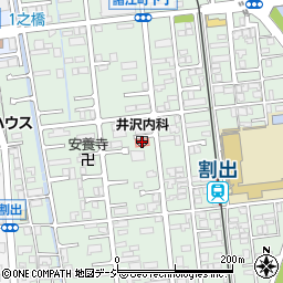井沢内科医院周辺の地図