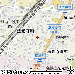 石川県金沢市法光寺町167-1周辺の地図